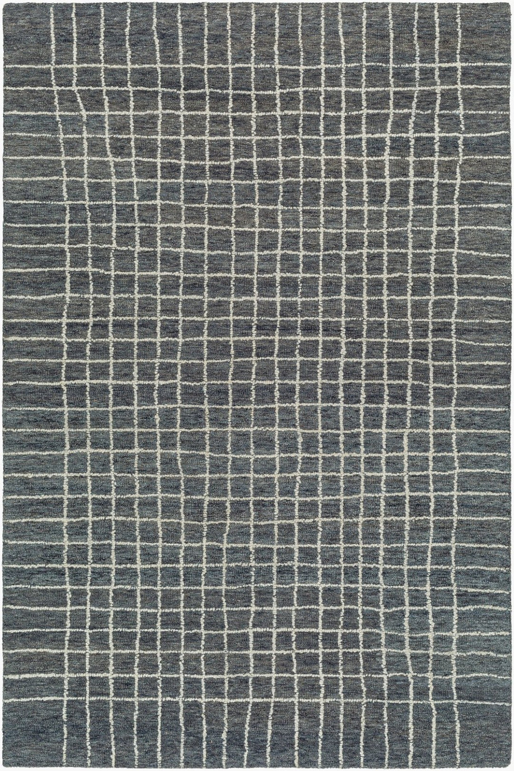 Livabliss Jules Hand Tufted Wool Accent Rug Plush Medium Pile for Entryway or Bedroom Decor Charcoal, Slate 9' x 12' JLS2303-912