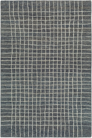 Livabliss Jules Hand Tufted Wool Accent Rug Plush Medium Pile for Entryway or Bedroom Decor Charcoal, Slate 9' x 12' JLS2303-912