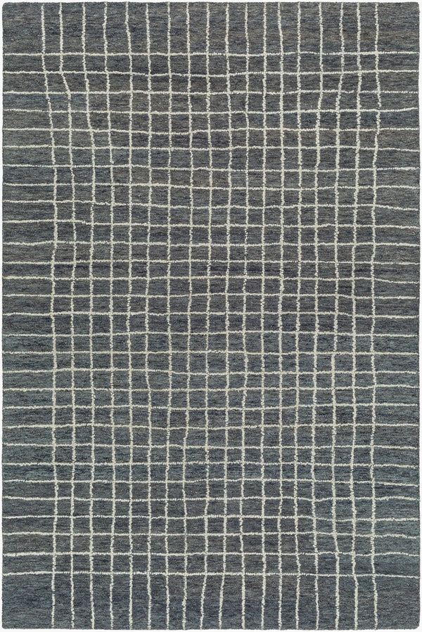 Livabliss Jules Hand Tufted Wool Accent Rug Plush Medium Pile for Entryway or Bedroom Decor Charcoal, Slate 9' x 12' JLS2303-912