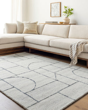 Livabliss Jules Hand Tufted Wool Accent Rug Plush Medium Pile Artisan Craft Entryway Decor JLS2309-23