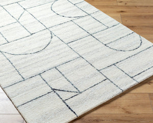 Livabliss Jules Hand Tufted Wool Accent Rug Plush Medium Pile Artisan Craft Entryway Decor JLS2309-23