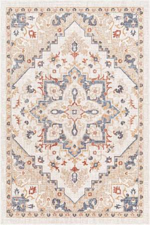 Livabliss Juliet Traditional Machine Woven Recycled Fabric Low Pile Indoor Outdoor Area Rug JLT2301-679
