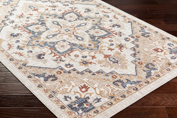 Livabliss Juliet Traditional Machine Woven Recycled Fabric Low Pile Indoor Outdoor Area Rug JLT2301-679