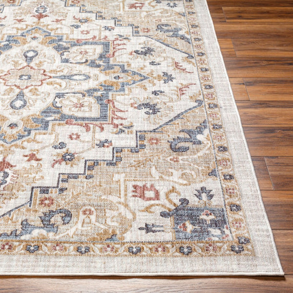 Livabliss Juliet Traditional Machine Woven Recycled Fabric Low Pile Indoor Outdoor Area Rug JLT2301-679