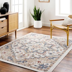 Livabliss Juliet Traditional Machine Woven Recycled Fabric Low Pile Indoor Outdoor Area Rug JLT2301-679