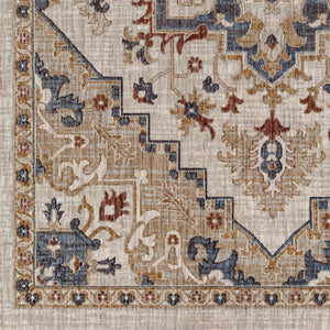 Livabliss Juliet Traditional Machine Woven Recycled Fabric Low Pile Indoor Outdoor Area Rug JLT2301-679