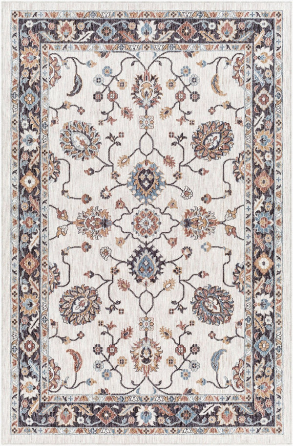 Livabliss Juliet Machine Woven Recycled Fabric Area Rug Traditional Pattern for Living Rooms JLT2304-679