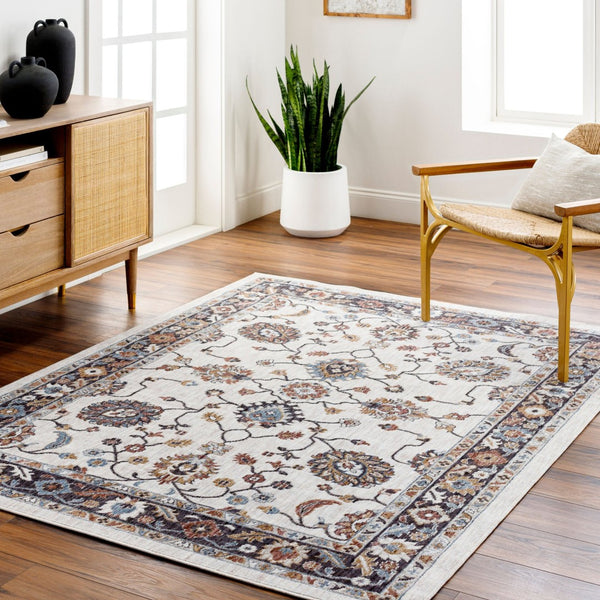 Livabliss Juliet Machine Woven Recycled Fabric Area Rug Traditional Pattern for Living Rooms JLT2304-679