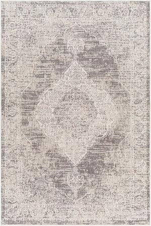 Livabliss Juliet Traditional Low Pile Recycled Fabric Indoor Outdoor Rug for Living Dining Rooms JLT2305-679