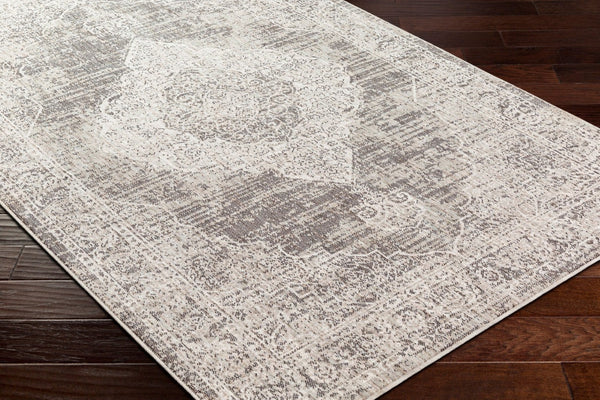 Livabliss Juliet Traditional Low Pile Recycled Fabric Indoor Outdoor Rug for Living Dining Rooms JLT2305-679