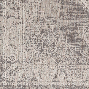 Livabliss Juliet Traditional Low Pile Recycled Fabric Indoor Outdoor Rug for Living Dining Rooms JLT2305-679
