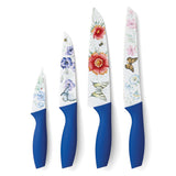 Butterfly Meadow 4-Piece Knife Set: Stainless Steel, Nature-Inspired Design, Hand Wash Only