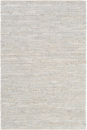 Livabliss Jamie Handwoven Leather Cotton Flatweave Rug Mid-century Modern Low Pile Indoor JMI8005-46