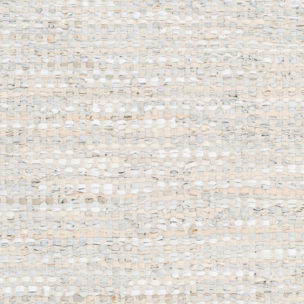 Livabliss Jamie Handwoven Leather Cotton Flatweave Rug Mid-century Modern Low Pile Indoor JMI8005-46