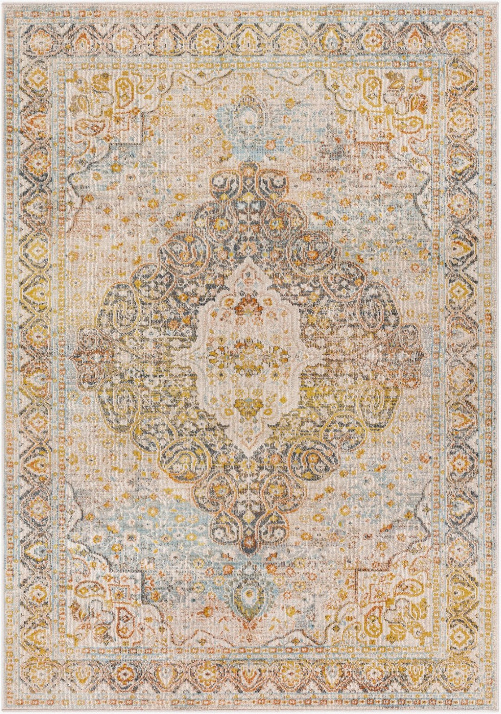 Livabliss Jamila Traditional Polypropylene Area Rug with Medium Pile for Living and Dining Rooms JML2306-9212