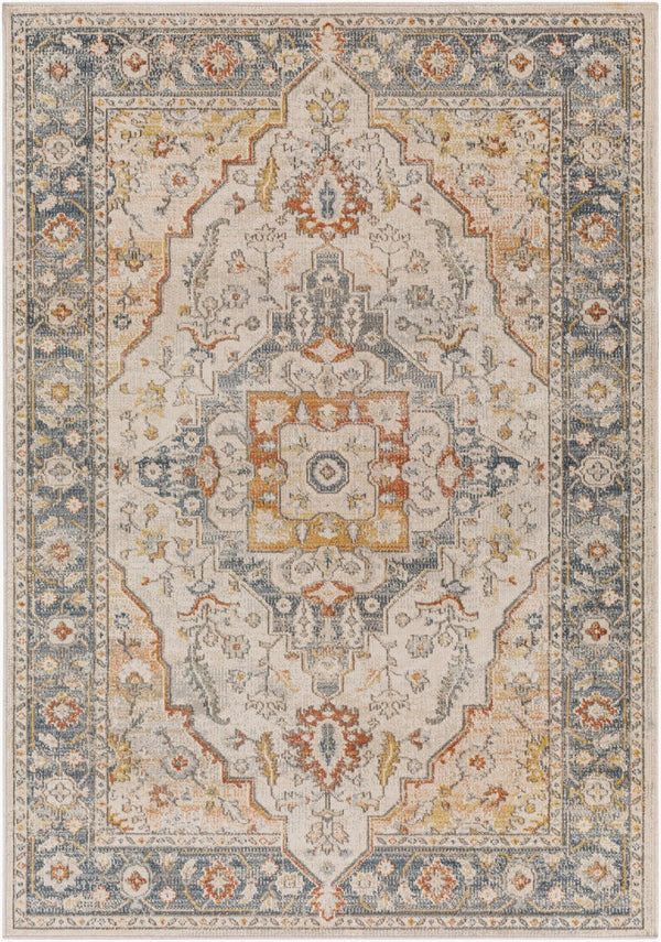 Livabliss Jamila Medallion Area Rug Machine Woven Polypropylene for Large Living Spaces JML2307-9212