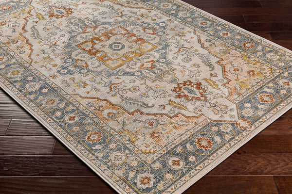 Livabliss Jamila Medallion Area Rug Machine Woven Polypropylene for Large Living Spaces JML2307-9212
