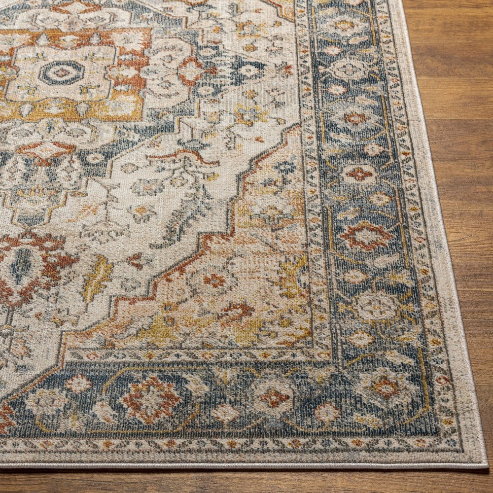 Livabliss Jamila Medallion Area Rug Machine Woven Polypropylene for Large Living Spaces JML2307-9212