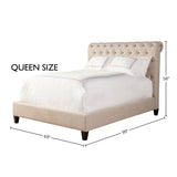 Parker House Parker Living Sleep Cameron - Downy Queen Bed Downy Natural 100% Polyester (SW) BCAM#8000-2-DOW