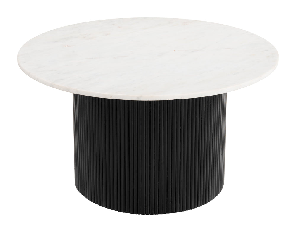 Izola Coffee Table White & Black 109917 Zuo Modern