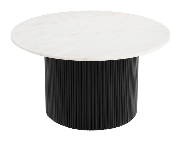 Izola Coffee Table White & Black 109917 Zuo Modern