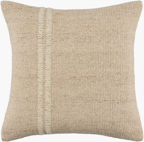 Surya Jundah Premium Woven Cotton Square Accent Pillow for Sofas Chairs and Beds JND001-2222D
