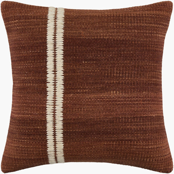Surya Jundah Premium Cotton Woven Square Accent Pillow for Sofas Chairs and Bedroom Decor JND002-2222