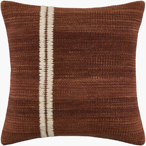 Surya Jundah Handcrafted Cotton Square Throw Pillow Woven in India for Sofas and Beds JND002-1818