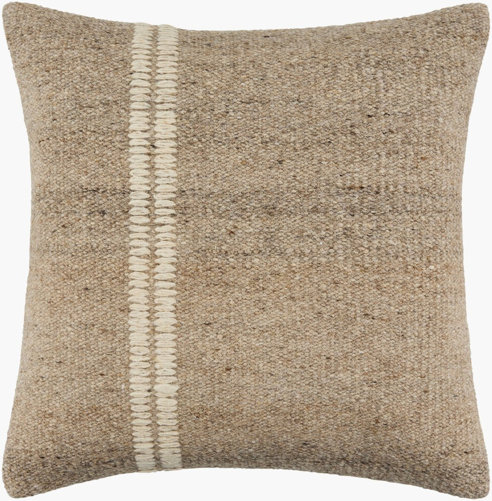 Surya Jundah Woven Cotton Square Accent Pillow Handcrafted in India for Sofa or Bed JND005-2020