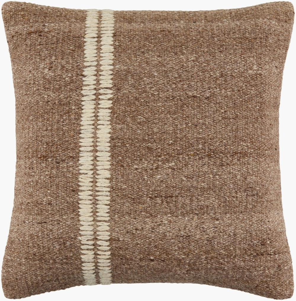 Surya Jundah Handwoven Cotton Square Throw Pillow Artisan Crafted for Sofas and Beds JND008-2020P