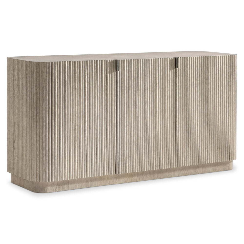 Bernhardt Bernhardt Lucerne Wire-brushed Oak Buffet with Reeded Doors and Media Storage 393132