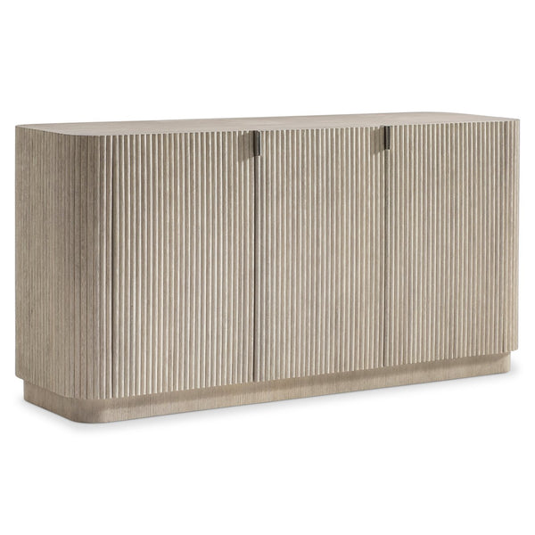 Bernhardt Bernhardt Lucerne Wire-brushed Oak Buffet with Reeded Doors and Media Storage 393132