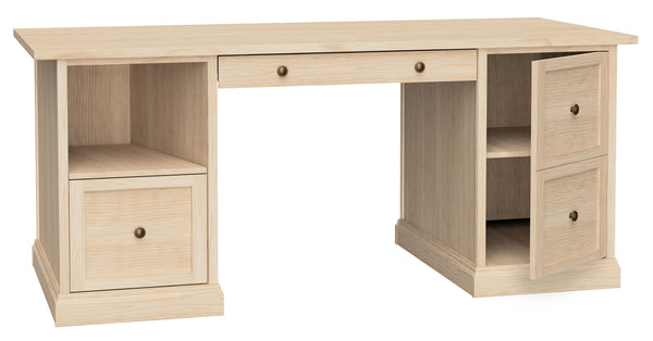 Hekman Custom Office Pedestal Desk EP70R Hekman Furniture