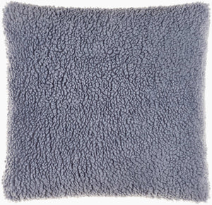 Surya Juni 20” X 20” Modern Accent Pillow - Stylish, Easy-care Polyester Design For Home Decor Bliss Denim Polyester,Polyester Jni001-2020d