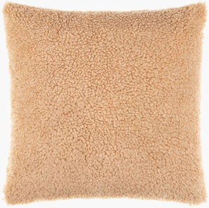 Surya Juni 20” X 20” Modern Accent Pillow - Stylish, Easy-care Polyester Design For Home Decor Bliss Tan Polyester,Polyester Jni002-2020