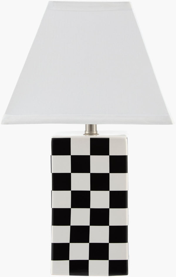 Livabliss Janie Felt and Linen Shade Accent Lamp for Bohemian Eclectic Transitional Interiors JNIE-025