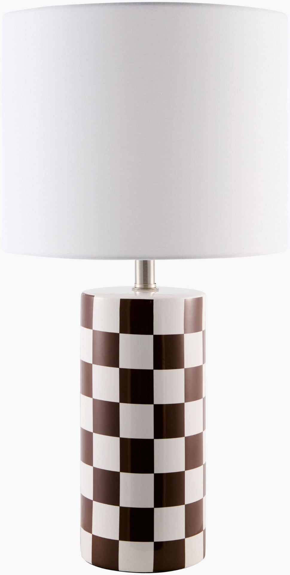 Livabliss Janie Felt and Linen Cordless Table Lamp Eclectic Global Style for Any Room JNIE-063