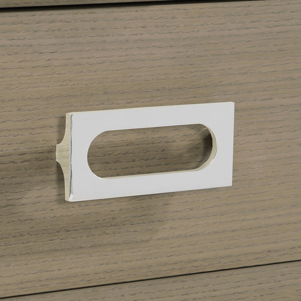 Bernhardt Bernhardt Modulum Nightstand With Soft-Close Drawers, Usb Charger, Two-Tone Sahara & Adobe Finish 315230