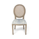 Park Hill French Blue Bouquet Cane Back Dining Chair EFS90589