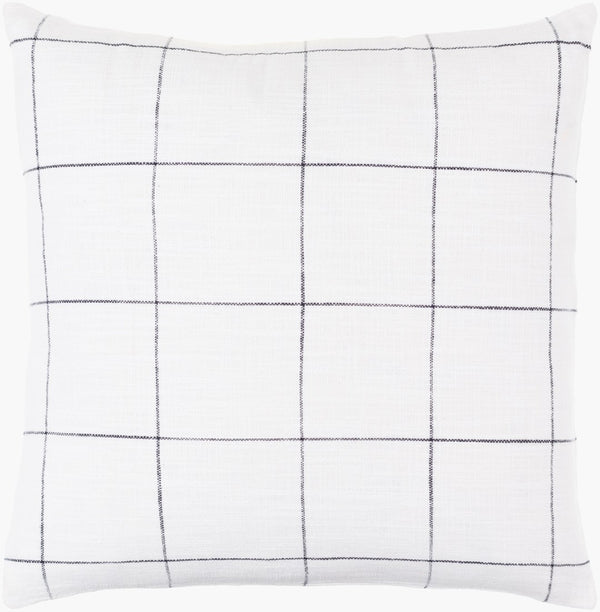 Livabliss Joanna Cotton Floral Throw Pillow Natural Hues Cottage Farmhouse Accent Square JNN001-1818P