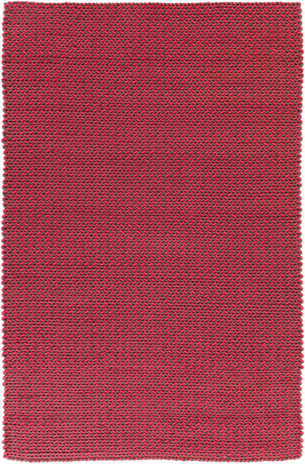 Surya Juno 2' X 3' Handmade Wool Rug - Modern High Pile Design For Durable Natural Charm In Your Home Rose Wool Jno1005-58