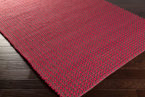 Surya Juno 2' X 3' Handmade Wool Rug - Modern High Pile Design For Durable Natural Charm In Your Home Rose Wool Jno1005-58