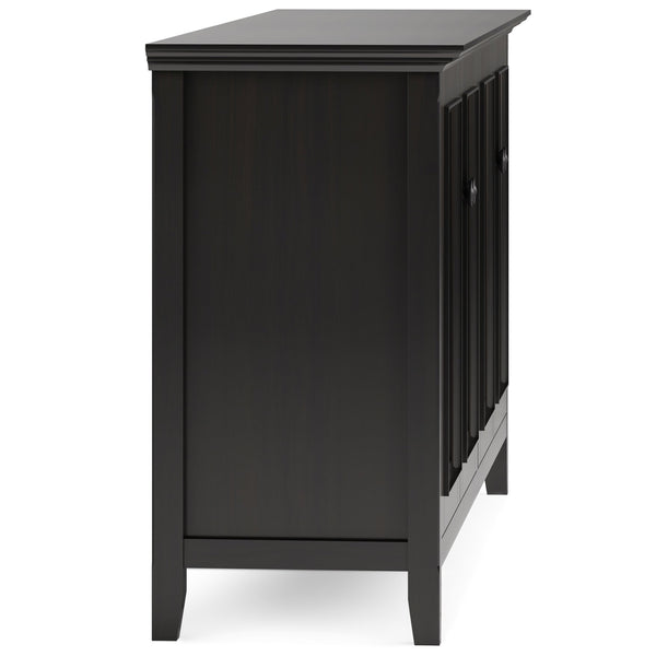 English Elm Amherst 66" Solid Wood Storage Cabinet In Hickory Brown - Stylish Buffet With Adjustable Shelves B136P158352
