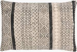 Livabliss Janya Handcrafted Bohemian Cotton Lumbar Pillow Artisan Global Textile Sofa Accent JNY007-1422P