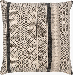 Livabliss Janya Bohemian Cotton Square Accent Pillow Handcrafted in India for Layered Decor JNY007-2222