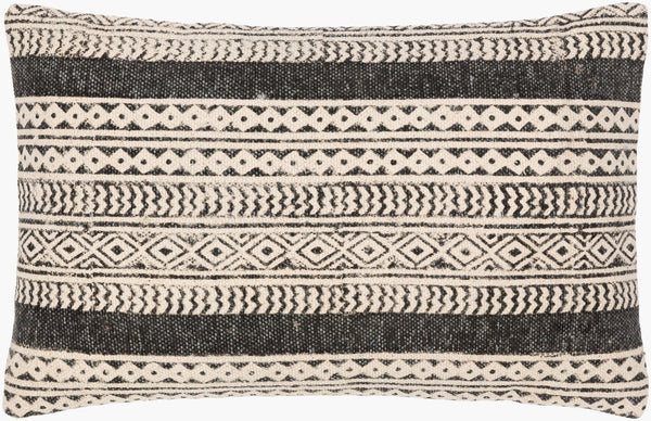 Livabliss Janya Handwoven Cotton Lumbar Pillow Bohemian Global Indian Textile Sofa Accent JNY013-1422P