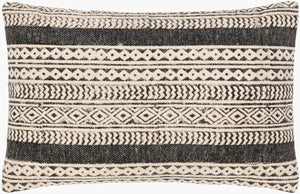Livabliss Janya Handwoven Cotton Lumbar Pillow Bohemian Indian Textile Art for Sofa or Bed JNY013-1422