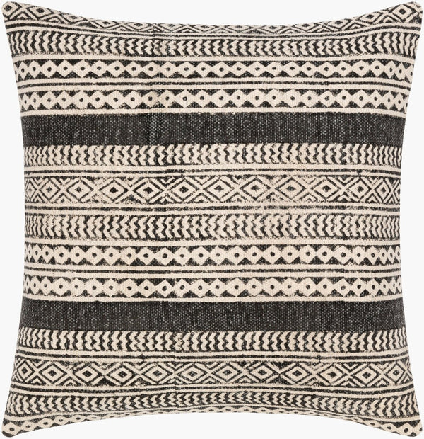 Livabliss Janya Bohemian Cotton Accent Pillow Indian Textile Pattern for Sofas and Lounge Chairs JNY013-2020D
