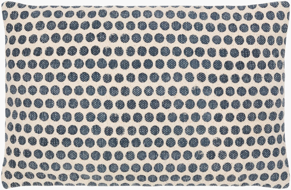 Livabliss Janya Flat Woven Cotton Lumbar Pillow Minimalist Design for Sofa Bed or Chair JNY020-1422D