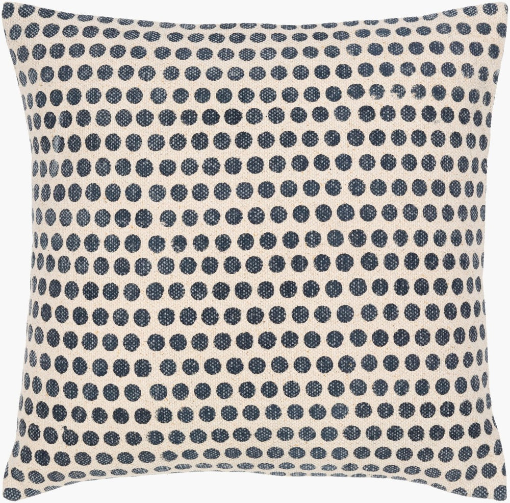 Livabliss Janya Cotton Woven Square Accent Pillow Minimalist Style for Sofa or Bed Decor JNY020-2222
